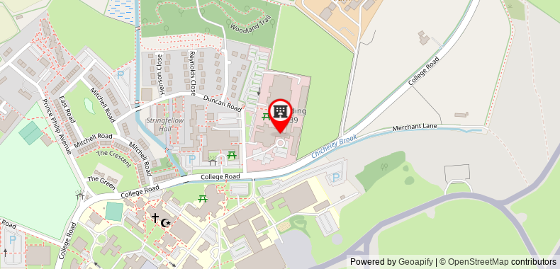 Bản đồ đến Cranfield Management Development Centre