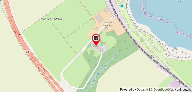 Marshall Meadows Country House Hotel on maps