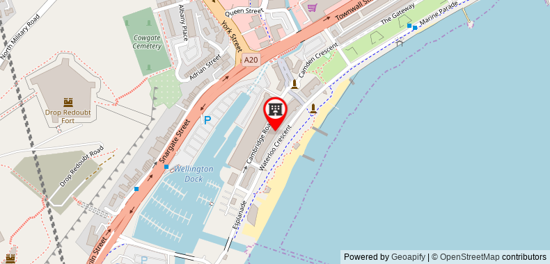 BEST WESTERN PLUS Dover Marina Hotel & Spa on maps