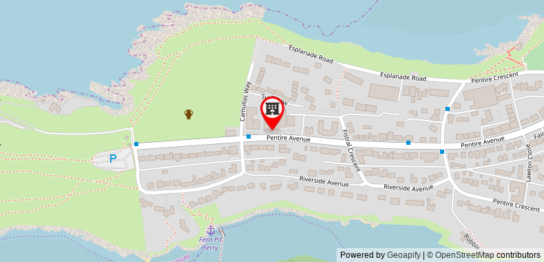Pentire Hotel on maps