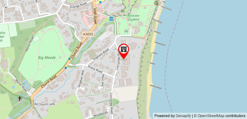 Luccombe Hall Hotel on maps