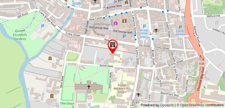 Sarum College Services Ltd on maps
