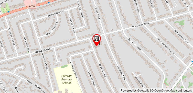 Bản đồ đến Prenton House Room 3 - Liverpool (3 Miles) 15mins.