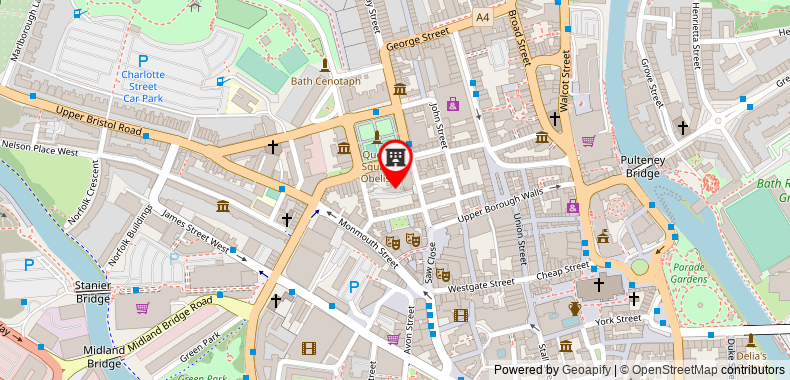 Bản đồ đến Khách sạn Francis Bath - MGallery