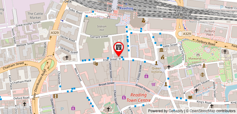 Novotel Reading Centre Hotel on maps