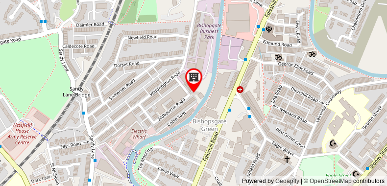 Bản đồ đến Loft Penthouse Canal view, gated Parking, Sleeps 8