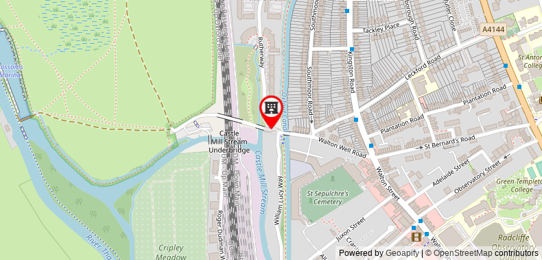 Righton serviced apartment in jericho (oxskfh) on maps