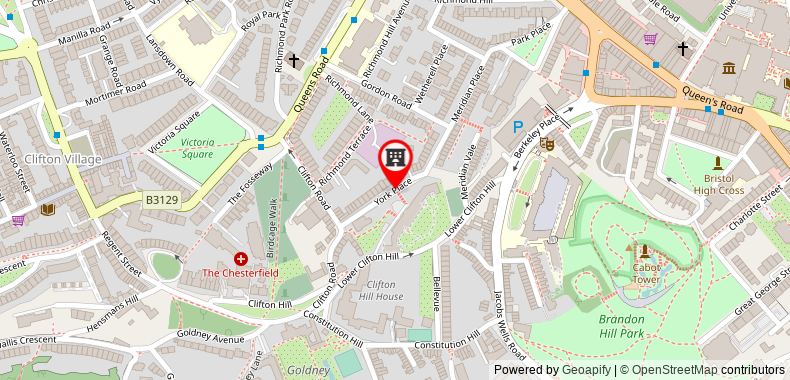 Perfect Apartment in the Beautiful Clifton Village on maps