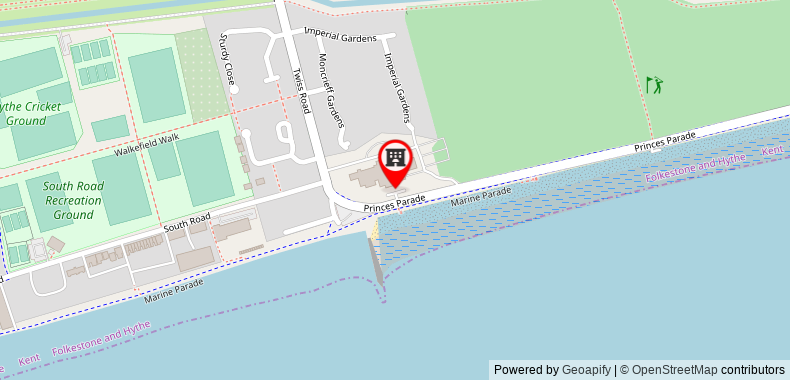 Hythe Imperial Hotel, Spa & Golf on maps