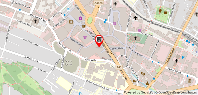 Travelodge High Wycombe Central on maps