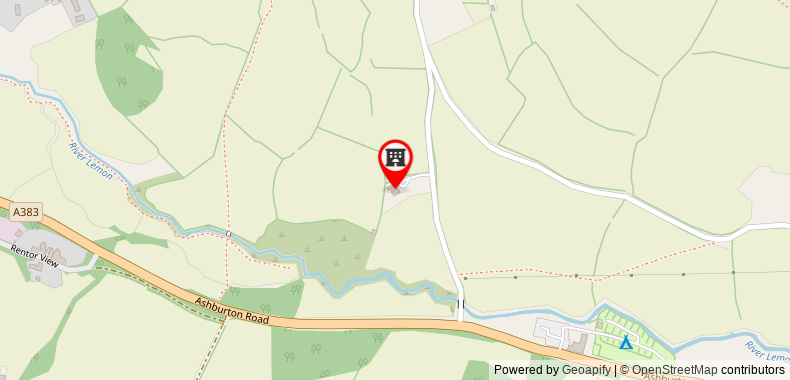 Dartmoor Halfway Inn on maps