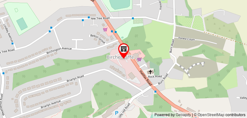 The Briar Court Hotel on maps