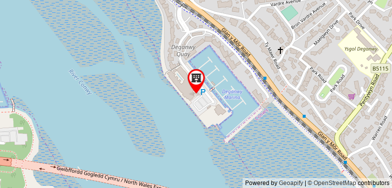 Bản đồ đến Khách sạn The Quay and Spa