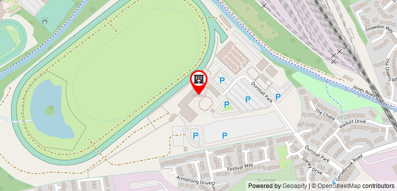 Bản đồ đến Holiday Inn Wolverhampton - Racecourse