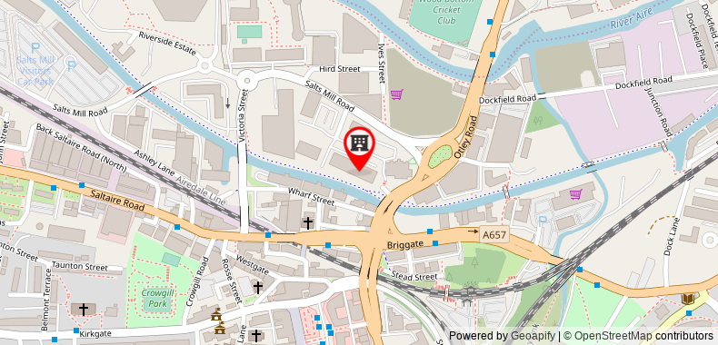 ibis Bradford Shipley Hotel on maps