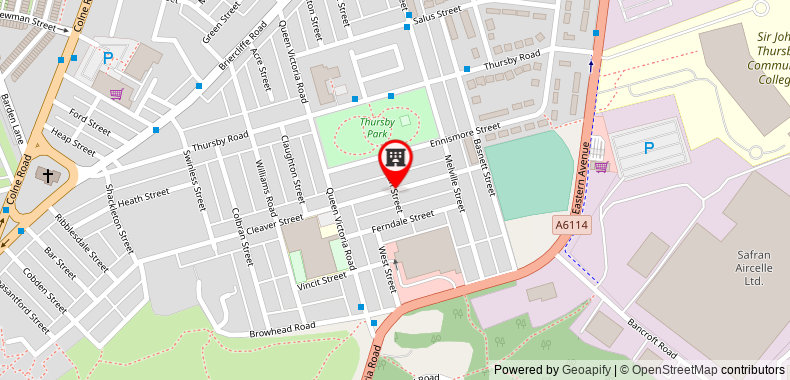Bản đồ đến Burnley Terraced House by BEVOLVE - Free Parking 3