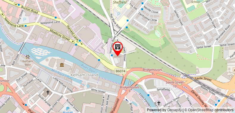 Staycay – Modern Studio Apartment in Sheffield City Centre on maps
