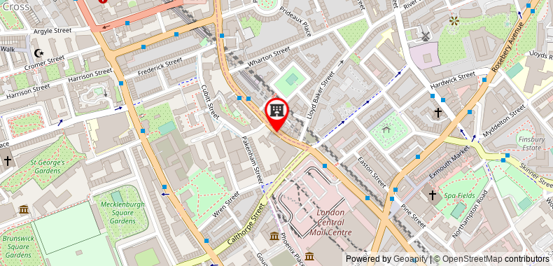 Bản đồ đến Crowne Plaza London Kings Cross