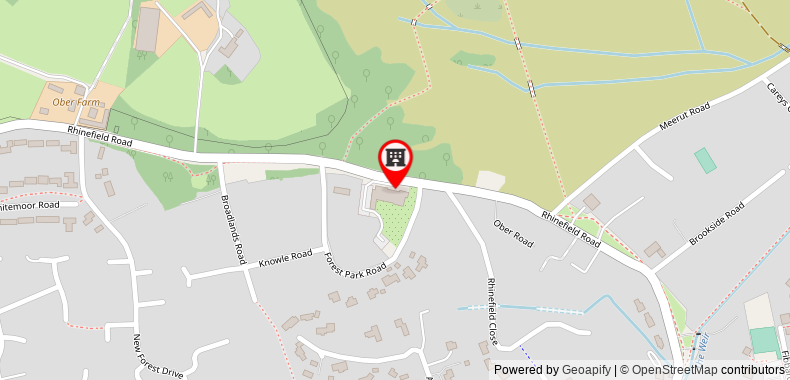 Bản đồ đến Khách sạn Forest Park Country & Inn, Brockenhurst, Hampshire