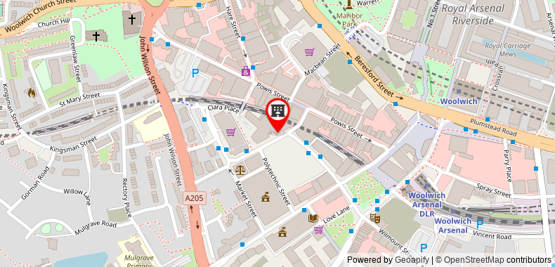 Bản đồ đến London Vista Apartments