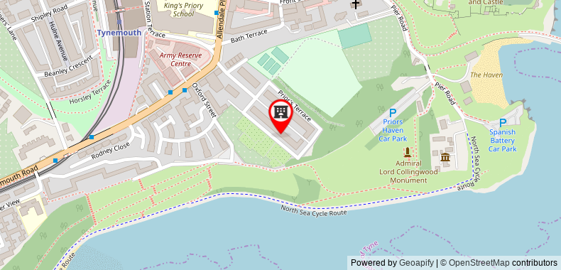 Bản đồ đến Host & Stay | Tyne View