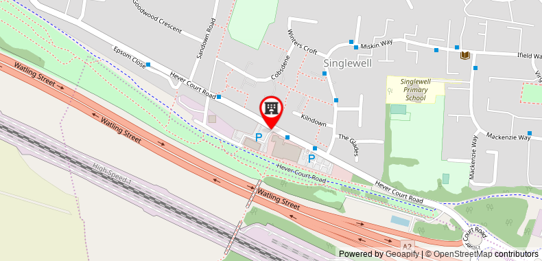 Bản đồ đến Premier Inn Gravesend - A2/Singlewell