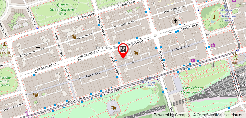 Code Hostel Edinburgh on maps