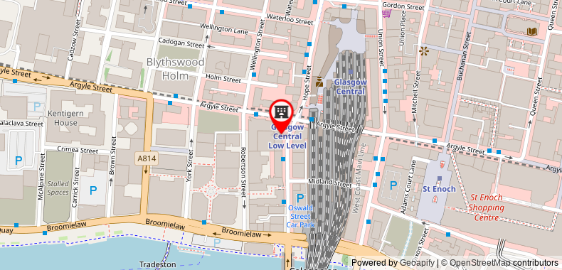 Radisson Blu Hotel Glasgow on maps