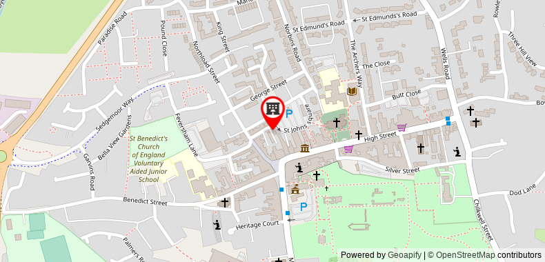 Bản đồ đến 2 Crown Barton - Glastonbury
