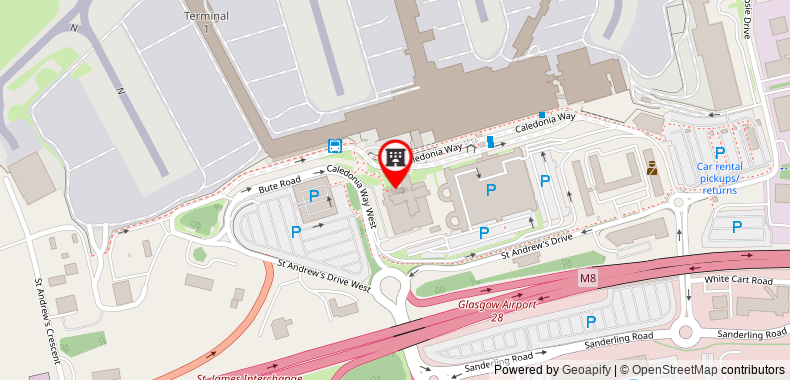 Holiday Inn Glasgow Airport on maps