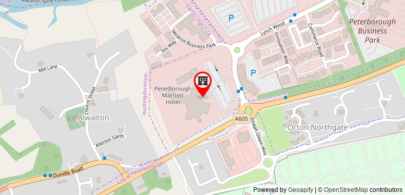 Delta Hotels by Marriott Peterborough on maps