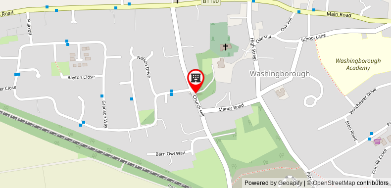 Bản đồ đến Khách sạn Washingborough Hall