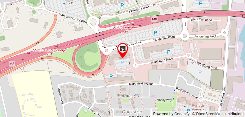 Courtyard by Marriott Glasgow Airport on maps
