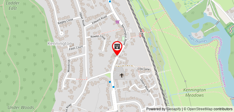Bản đồ đến Righton serviced apartment in kennington (oxkskr)