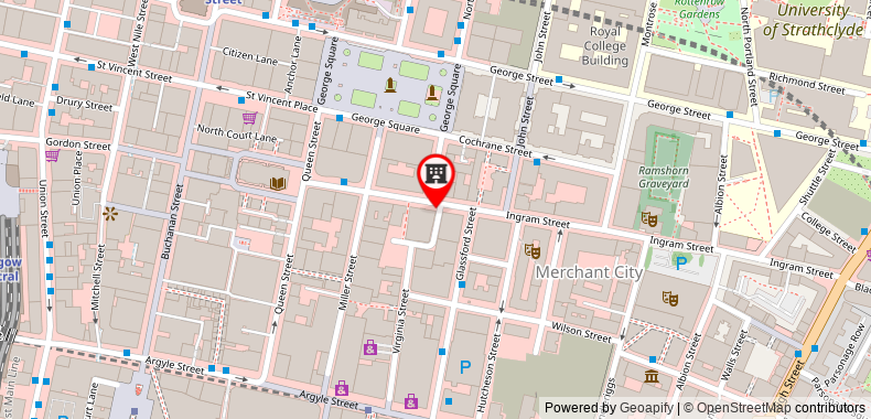 Mercure Glasgow City Hotel on maps