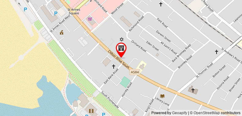 Bản đồ đến Khách sạn Clifton Park - Exclusive to Adults