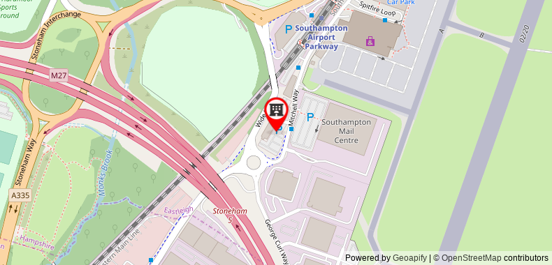 Premier Inn Southampton Airport on maps