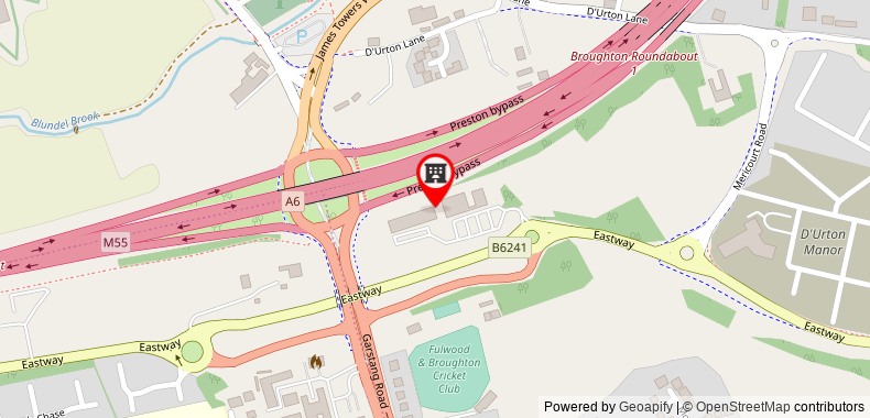 Ibis Preston North Hotel on maps