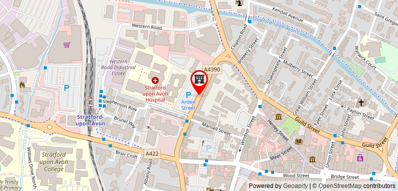 Bản đồ đến Stratford Central Apartments by Paymán Club