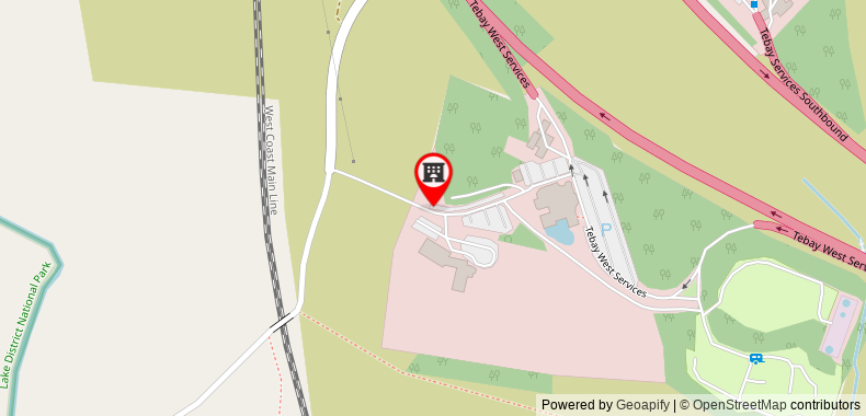 Tebay Services Hotel on maps