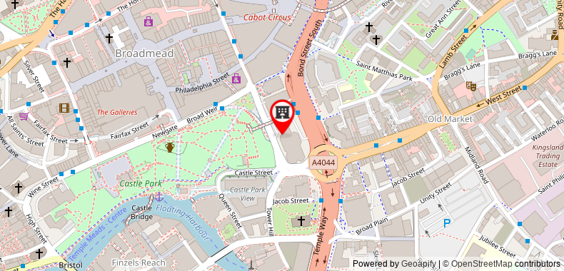 Delta Hotels by Marriott Bristol City Centre on maps