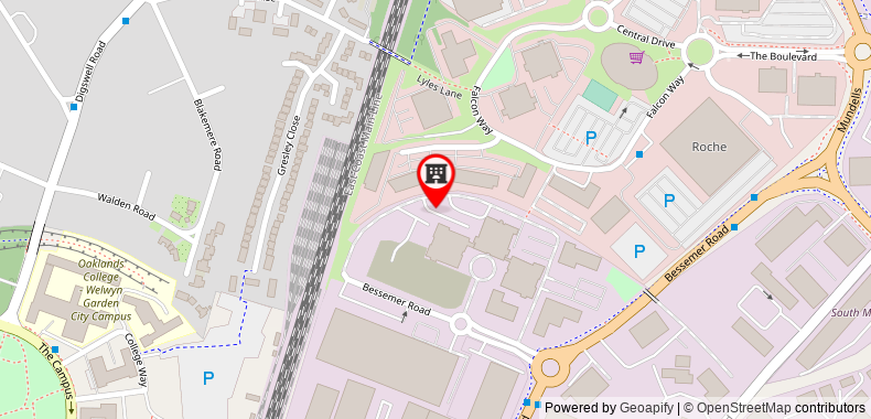 Portfolio Apartments - Welwyn Business Park on maps