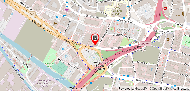 Ibis Leeds Centre Hotel on maps