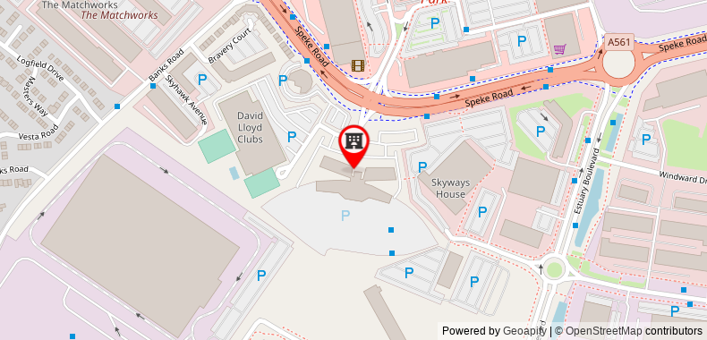 Bản đồ đến Crowne Plaza Liverpool - John Lennon Airport