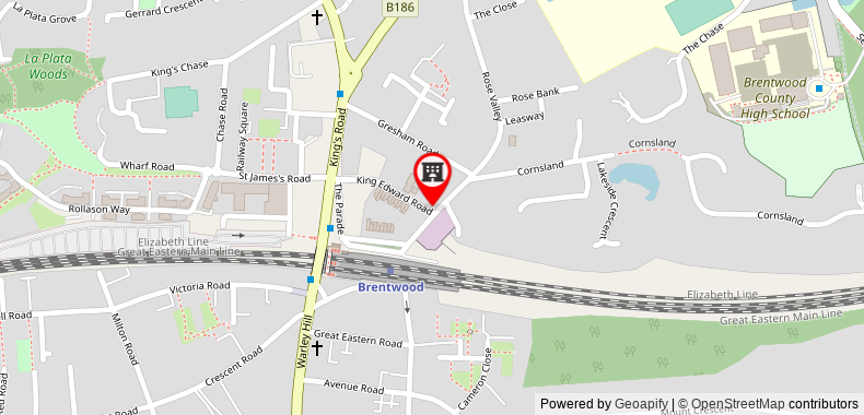 Brentwood Guest House Hotel on maps