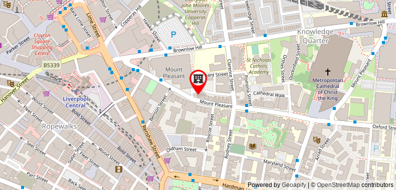 ZO Properties Liverpool City Centre on maps