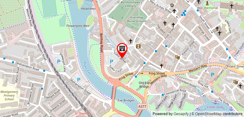 Holiday Inn Express Exeter - City Centre on maps
