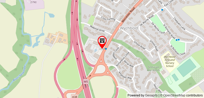 Holiday Inn Express Droitwich Spa on maps