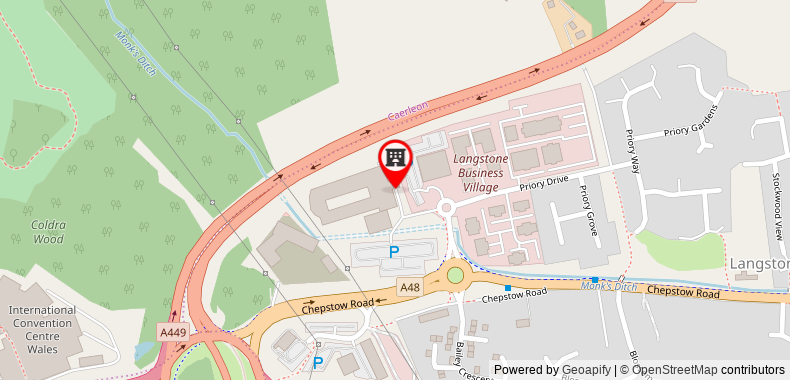 Coldra Court Hotel by Celtic Manor on maps
