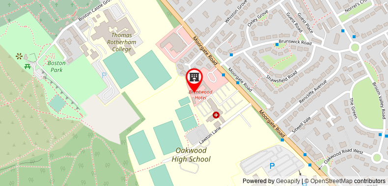 Brentwood Hotel by Good Night Inns on maps